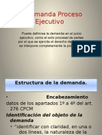 Demanda Ejecutiva: Requisitos y Estructura en