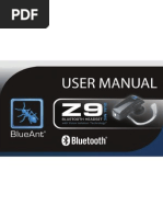 Z9 Manual BlueAnt Esp