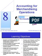 Topic 8 - Accounting For Merchandising Operation