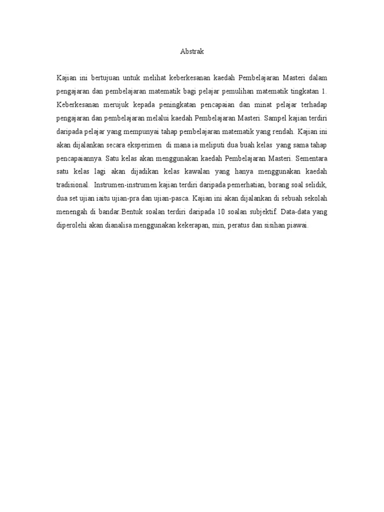 Contoh proposal tesis ijazah sarjana muda picture