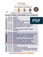 2014 SL Violent Crimes Conference Poster
