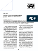 SPE 26402 Simulation of Foam Transport in Porous Media: Kovscek, T.W. Patzek, and C.J. Radke, U. of California