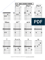 Bar Chord Forms