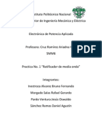 Rectificador de media onda IPN