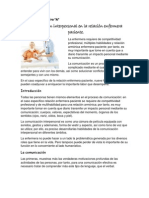 La Comunicación Interpersonal en La Relación Enfermera Paciente