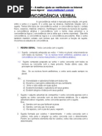 Concordancia Verbal