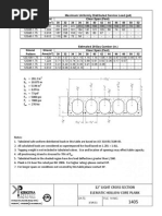 1405 - 12 Light Cross Section Elematic Hollow Core Plank