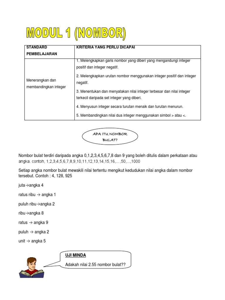 Modul 1 Nombor 1 1 1 2 Pdf