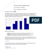 Histogram Charts in Matlab: Data Analysis Statistics