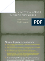 Violență domestică -legislație