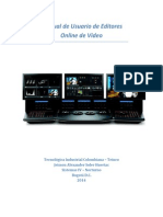 Manual de Usuario de Editores Online de Video