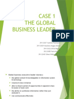 CASE 1 - The Global Business Leader