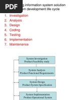 Developing Information System Solution