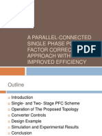 A Parallel-Connected Single Phase Power Factor Correction Approach With Improved Efficiency