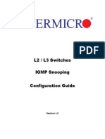 IGMP Snooping Config Guide