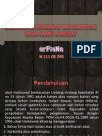 Analisis Kandungan Metampiron Pada Jamuamurat