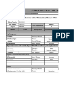 Supplier Database Format