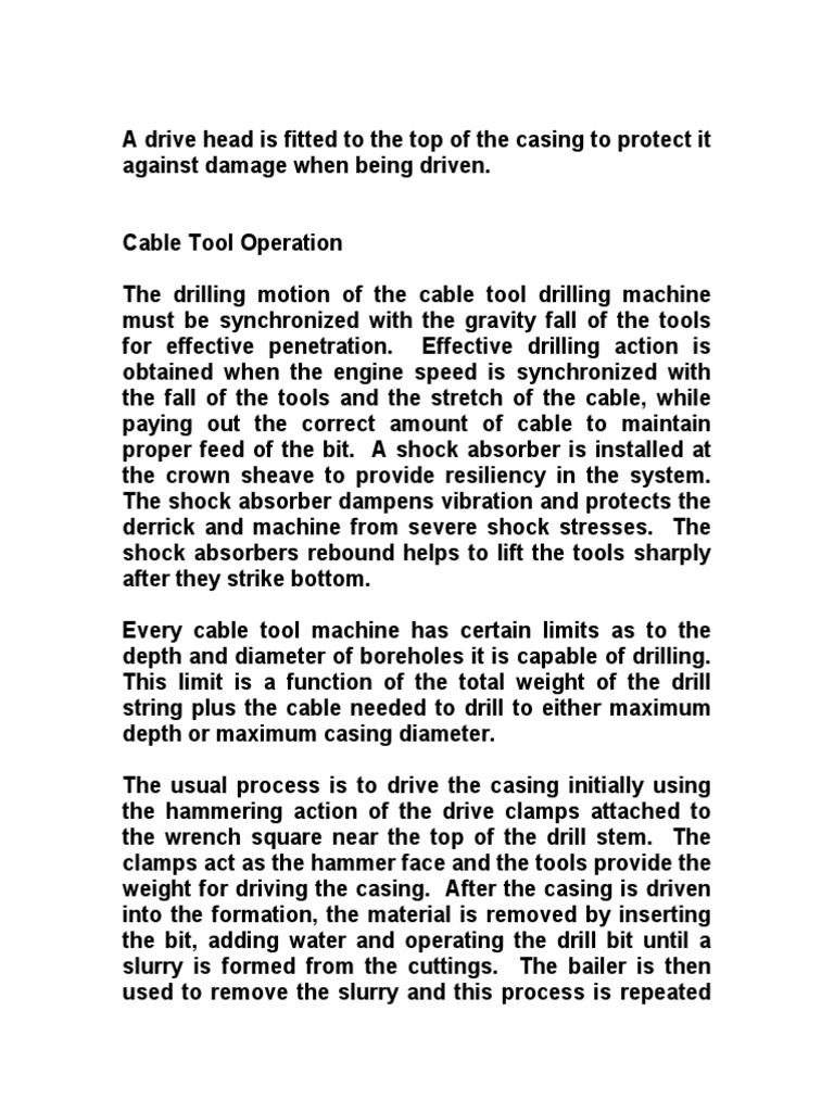 Drilling Mds Drilling Rig Casing (Borehole)