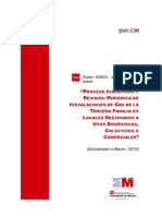 Inspeccion y Revisión Periodica de La Inst Gas de La 3 Familia en Locales Domesticos, o Comerciales, C.madrid