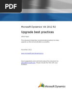 Microsoft Dynamics AX 2012 Data Upgrade Best Practices