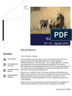 Newsletter CAMMP N.º 12 de Agosto de 2014