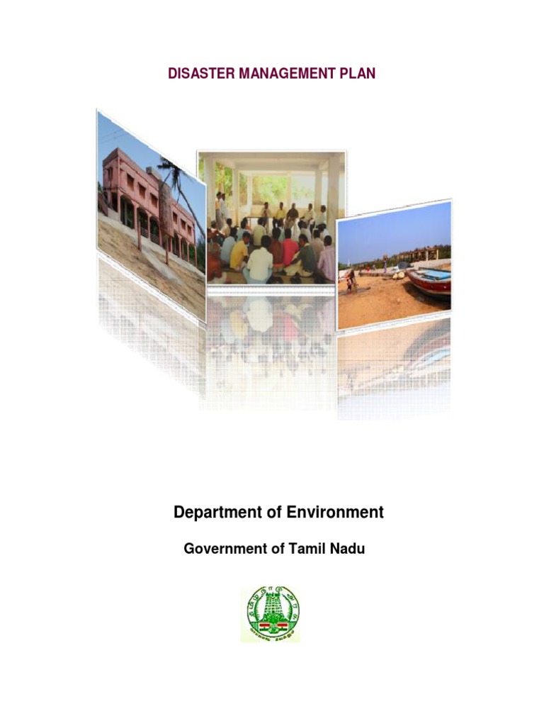 Disaster Management Plan: Department of Environment | PDF