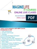 SAP ABAP Online Course Training in Hyderabad | Bangalore | India - Imaginelife