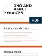 Banking and Insurance Services