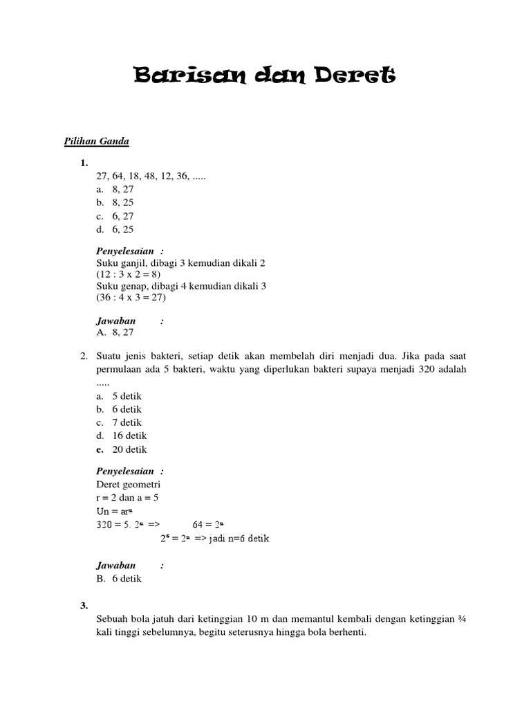 50++ Contoh soal pilihan ganda materi geometri sma info