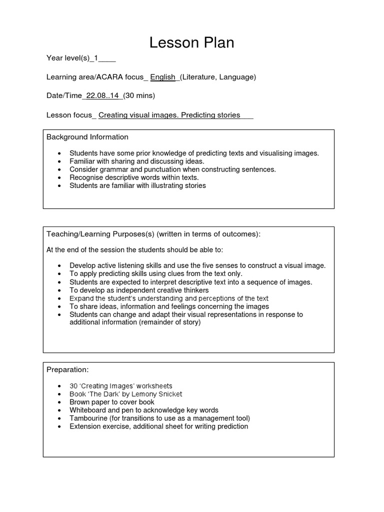 Lesson Plan Primary 2 | PDF | Lesson Plan | Behavioural Sciences