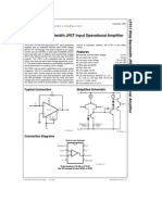 OpAmp - LF351 (NatSem - Wideband Opamp)