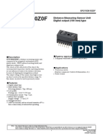 Optical Distance Sensor - GP2Y0D810Z0F Gp2y0d810z_e
