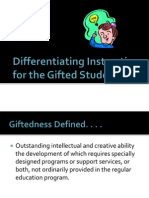 Differentiating Instruction For The Gifted Student-L Cubbison
