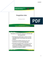 Pengolahan Data Statistik