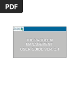 SCB ITIL Problem Management User Guide 2.1.0