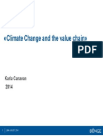 Climate Change and The Value Chain