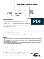 Satfinder User Guide: Wiring and Operation