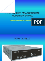 Configurar modem IERU DM991C como master y slave