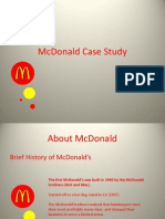 Mcdonald Case Study