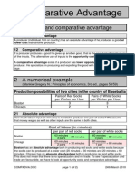 Absolute and Comparative Advantage