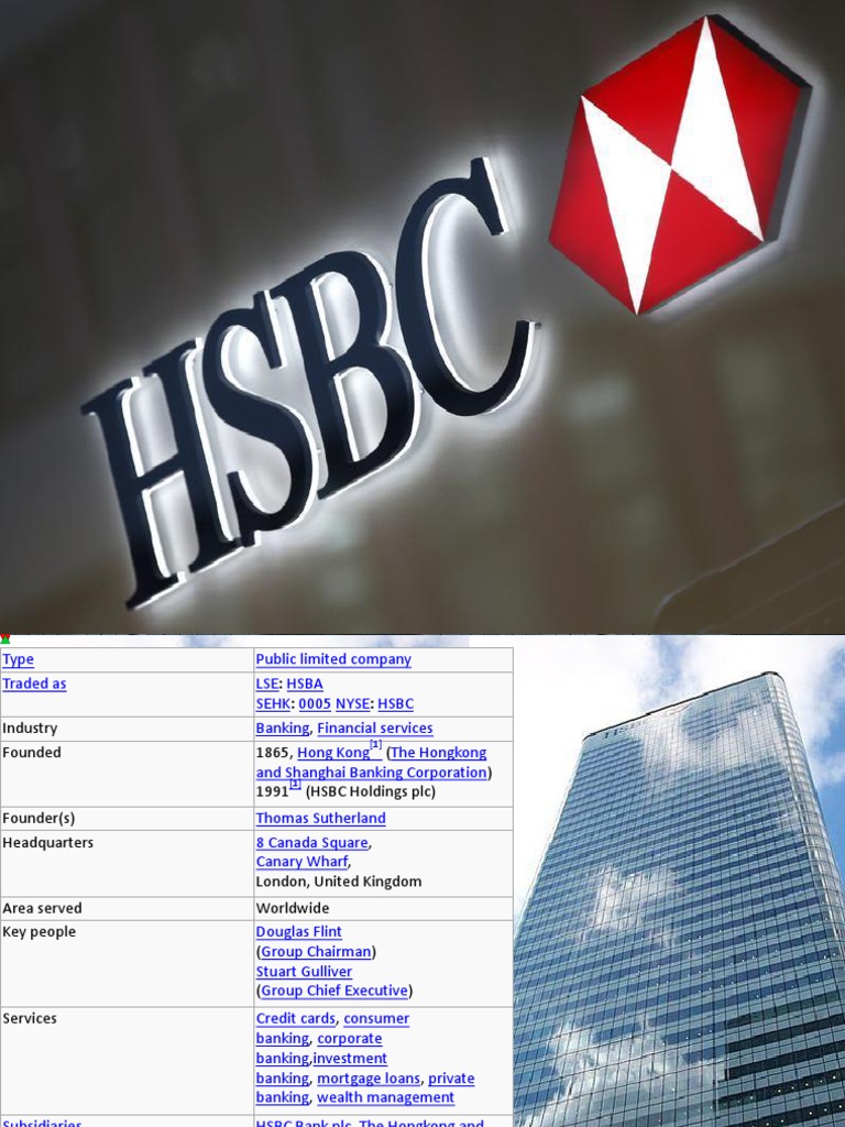 HSBC: Global Banking & Financial Services Overview | PDF | Business ...