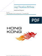 Hong Kong Taxation Reform: From An Offshore Financial Center Perspective