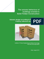 Seismic behavior of 5-storey CLT building