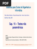 Cap 10 - Testes Não Paramétricos