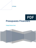 Presupuesto financiero de la Universidad del Caribe