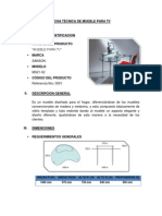 Ficha Tecnica de Mueble de Racks