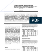 Download Determination of Aspirin by Indirect Titration by Rica Marquez SN238664088 doc pdf