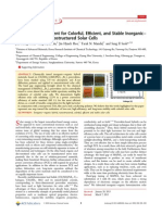 Chemical Management For Colorful, Efficient, and Stable Inorganic Organic Hybrid Nanostructured Solar Cells