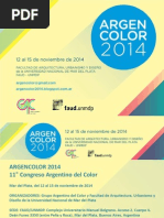 ARGENCOLOR2014 Convocatoria PRÓRROGA