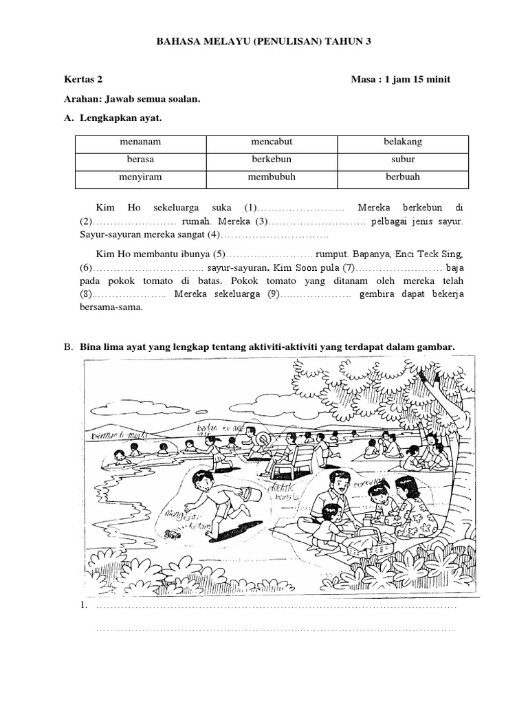 Bahasa Melayu Tahun 4 2014